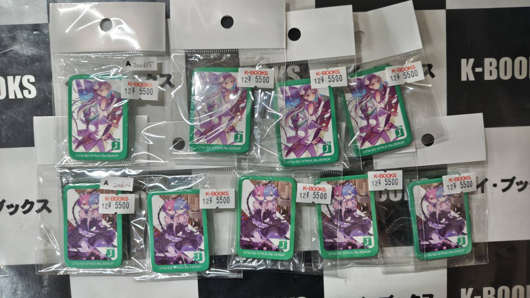 MF文庫J 夏の学園祭2015くじ リゼロ エミリア レア 缶バッジ MF文庫J