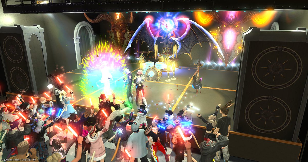 #エオロック2025 
#エオフェスタウン
「Ramざ・ろっく」行ってきました！🎸🎸
レムちゃんも弾いてました！
かっこいー！！！
お客さんが沢山でレイナが隠れちゃう～ｗ
安定のロングフォールはダンスの師匠ななかさんがステージに呼ばれて大盛り上がり！
（元祖ぼんばやFATE～ｗ
最後倒れてましたｗ