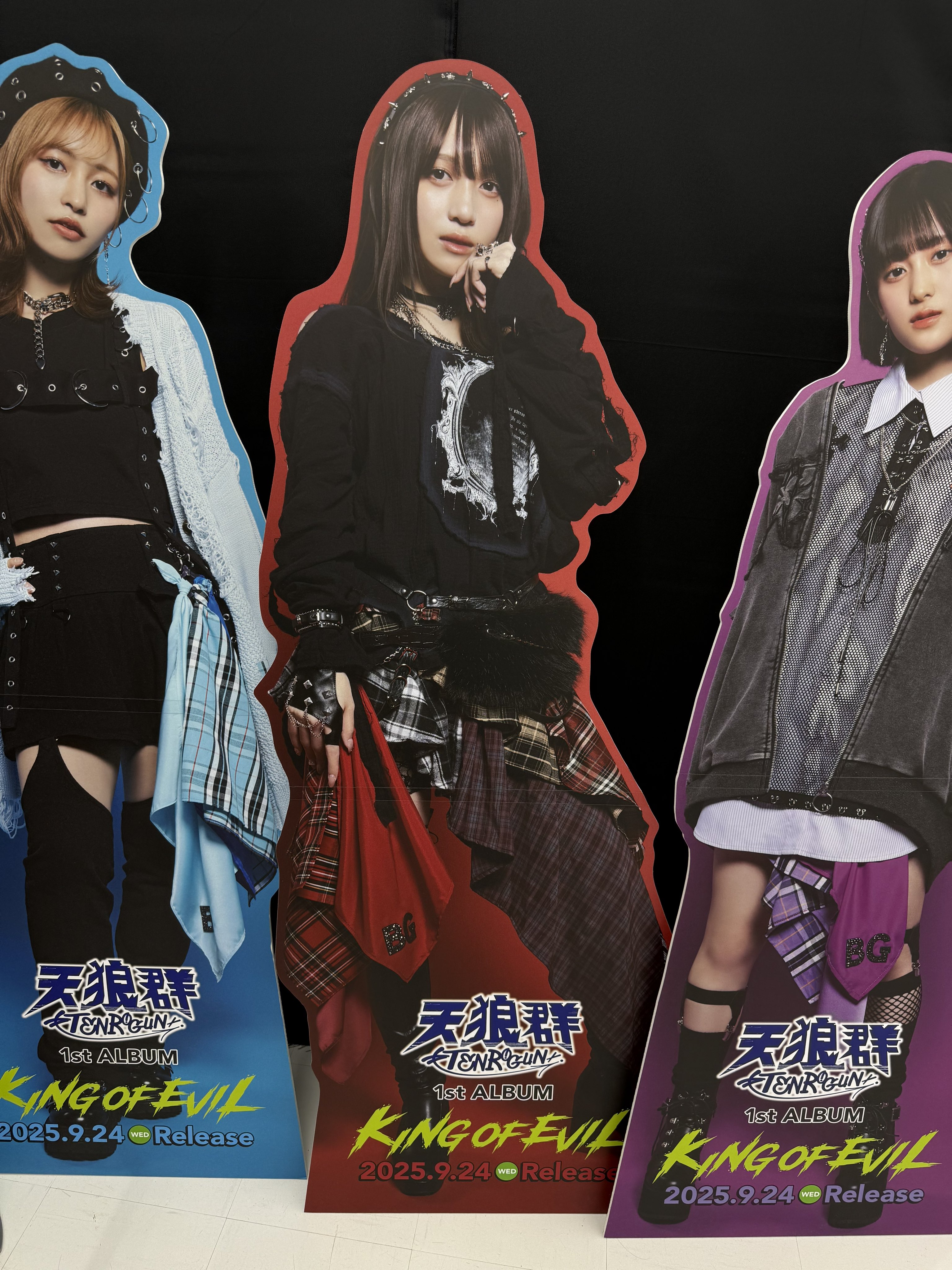 ばっどがーる 天狼群 1st king of evil 橘杏咲サイン 天狼群 KING OF