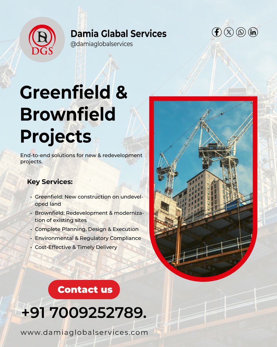 damiaservices's tweet image. Building the future from the ground up. Greenfield projects offer a fresh canvas for innovation and growth.

#GreenfieldDevelopment #FutureForward