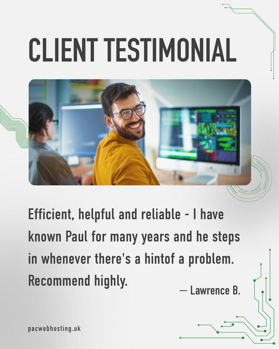 PacWebHosting's tweet image. Trusted support when you need it most – efficient, helpful, and always reliable. ✅

#WebHosting #UKWebHosting #CloudVPS #DomainNames #ManagedHosting #WebsiteSpeed #TechSupport #SmallBusinessUK
