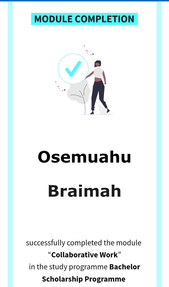 🎉 Just completed my Collaborative Work module @ iu_international 🚀 Biggest lesson?
In tech, tools don’t make projects succeed people + communication do.
#Cloud #DevOps #CyberSecurity