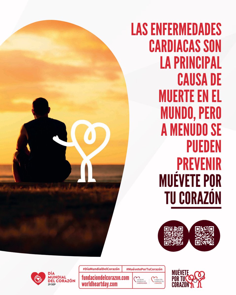 cuidarcorazon's tweet image. #FelizJueves🫀Cuidar del corazón significa tomar decisiones cada día. 
🔴Huir del tabaco, del alcohol, del sedentarismo y de una mala alimentación no es un reto puntual, es un compromiso para toda la vida.
👉#SiTeCuidasHoy, te lo agradecerás mañana. 

🔗Aprende a cuidar el…