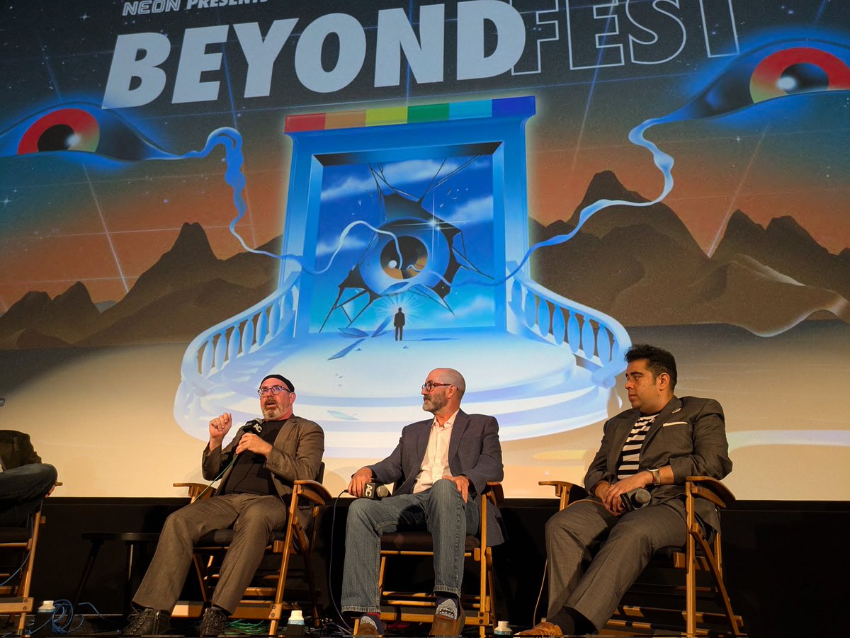 Rather than a cautionary tale, "Boorman and the Devil" is a moving tribute to unbridled ambition. In that sense, it's closer to "Burden of Dreams" than "Best Worst Movie." I enjoyed the Q&amp;A with director David Kittredge, producer Jim Fall &amp; composer Eduardo Victoria. #BeyondFest