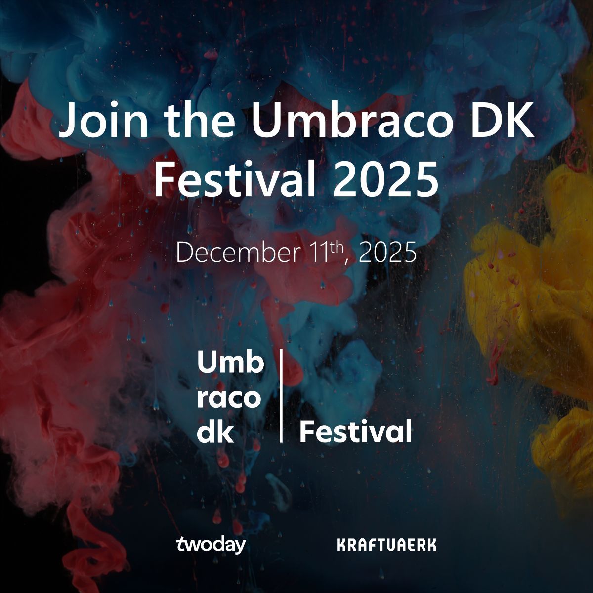umbraco's tweet image. 🚀 #Umbraco DK Festival returns Dec 11, 2025 at Tivoli Friheden, Aarhus!
Enjoy the first Developer’s Keynote, inspiring talks, and exclusive bumper cars in a festive setting.
🎟️ Secure your spot: umbra.co/46xhz1D
#Umbraco