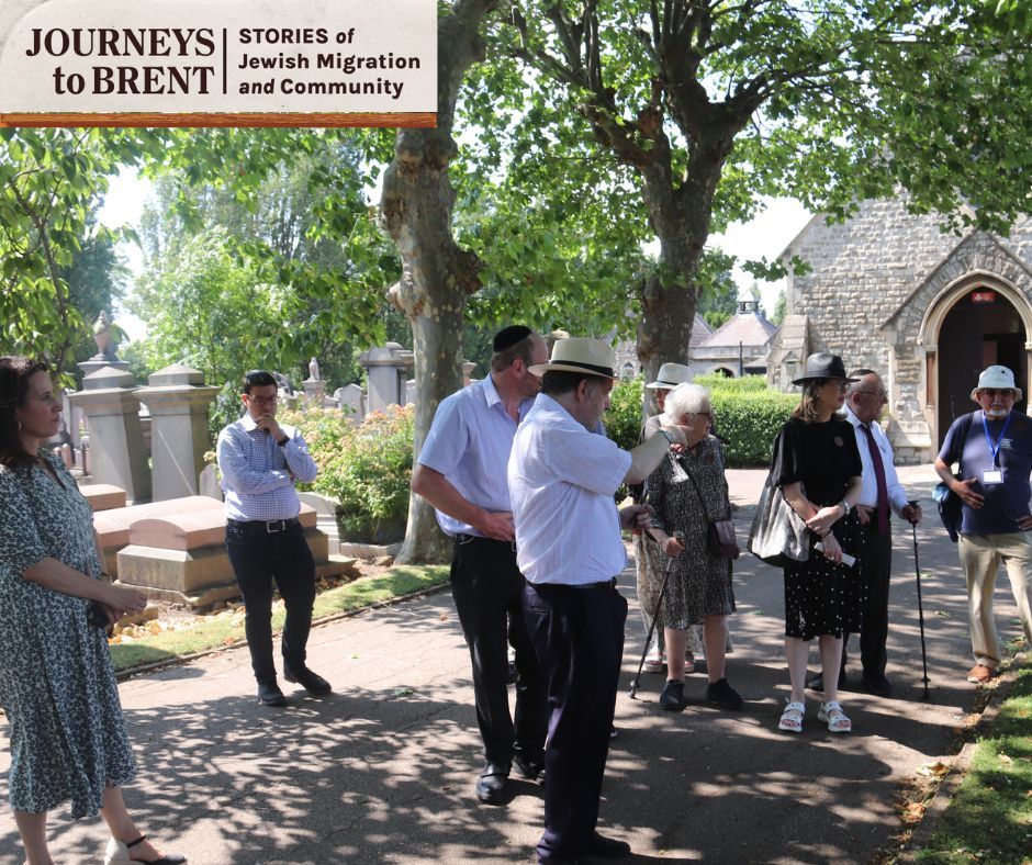 🚨 Final reminder! Don’t miss Journeys to Brent this Sunday, 28 Sept, 2pm
Join us for a guided walk and exhibition uncovering the stories of Jewish migration and community in Brent. Explore identity, resilience and belonging through historic photos, artefacts and personal tales.