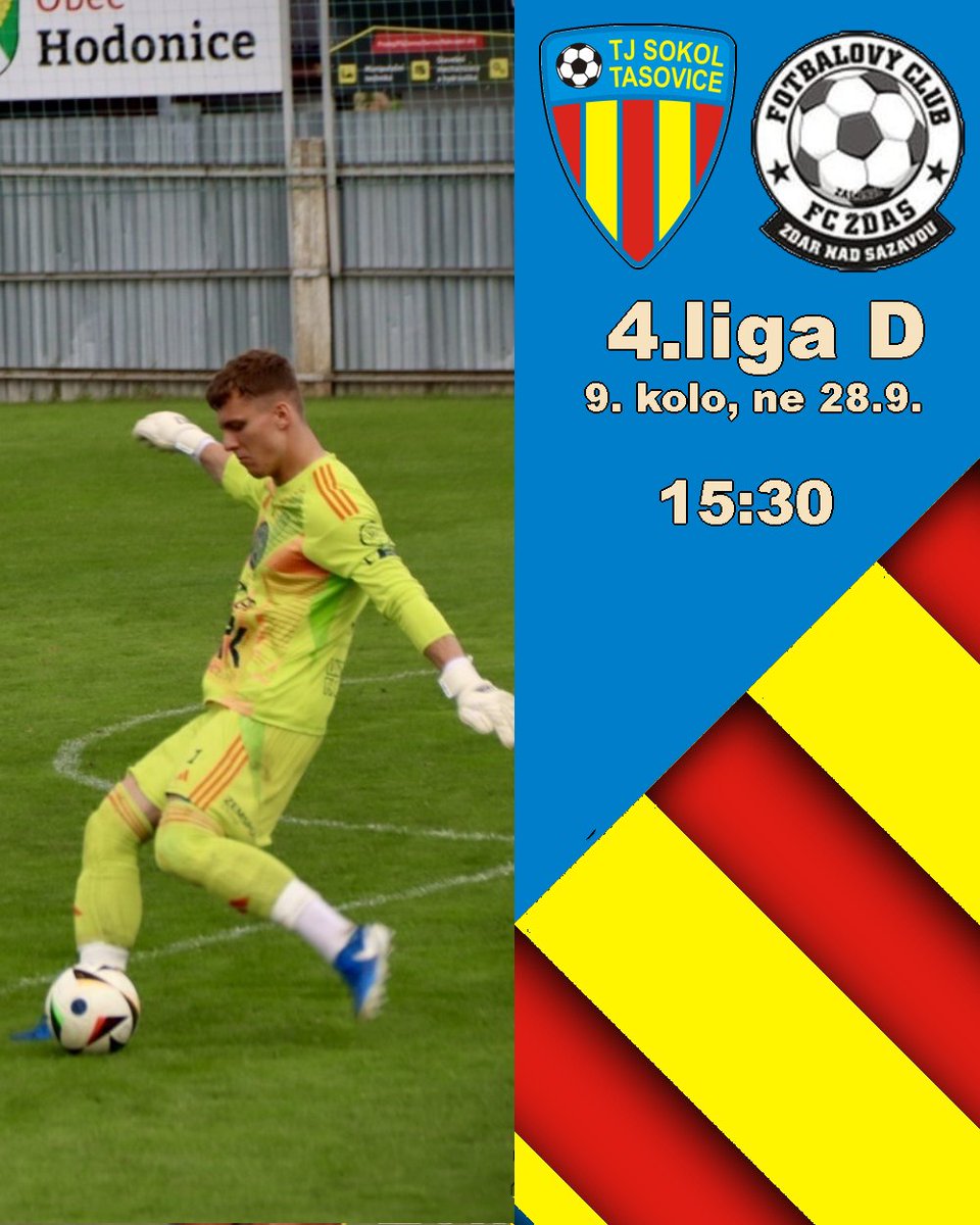 Fotbalové menu
TJ Sokol Tasovice
sobota 27.9. a neděle 28.9.

"A" tým se utká doma s <a href="/FcZdas/">FC ŽĎAS Žďár nad Sázavou</a>