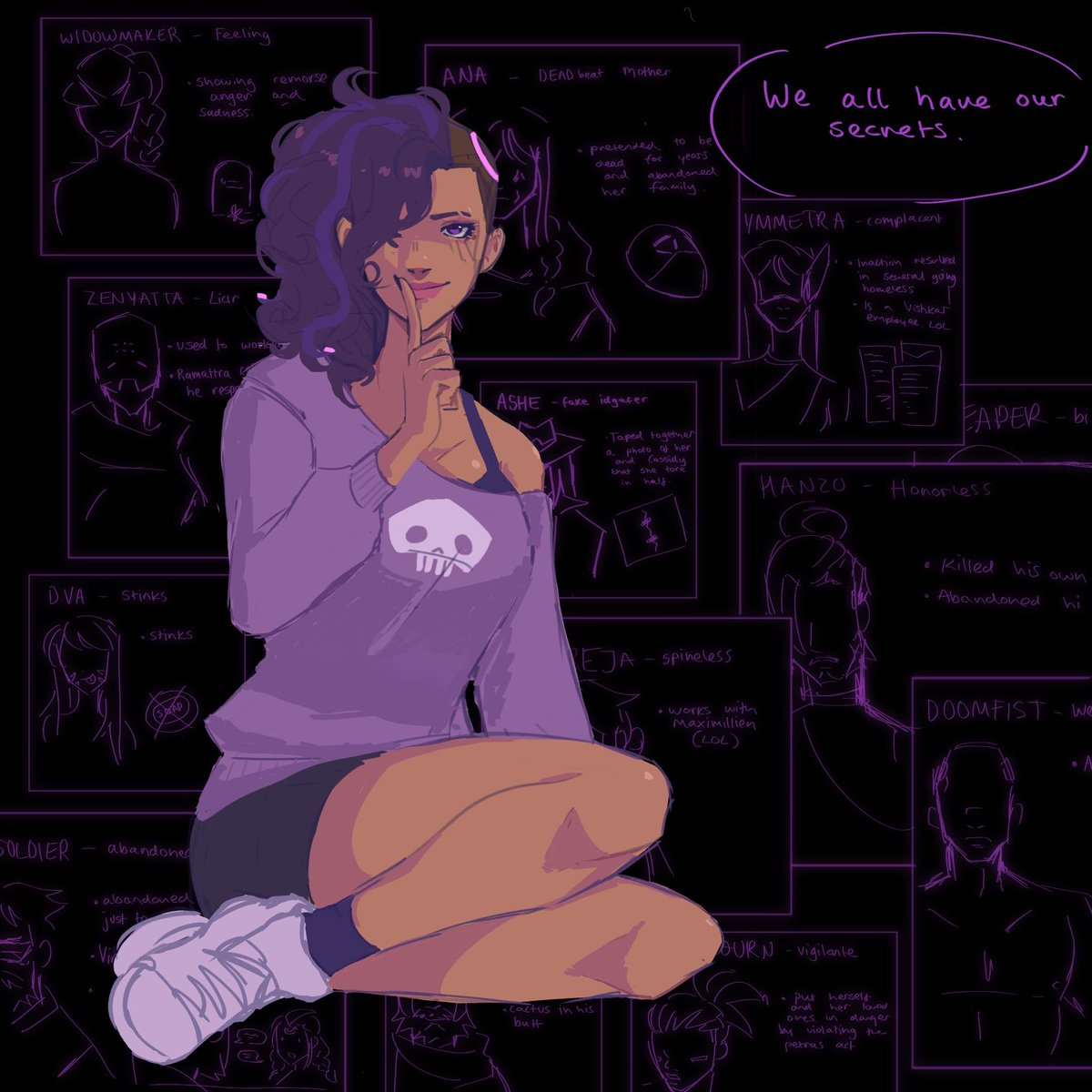 did you know i love the talon heroes so much...
#Overwatch2 #Overwatch2fanart #OverwatchFanart #sombra
