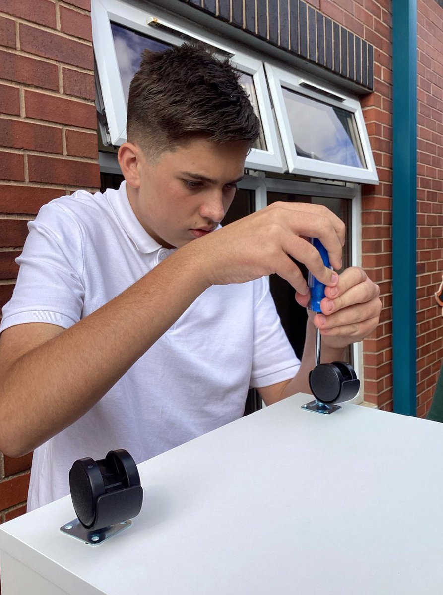 Redmarshschool's tweet photo. In preparation for adulthood, Maple class have been experiencing first hand skills and knowledge used in the construction industry or to do some DIY at home, putting together flat pack furniture and plastering walls. Great job everybody! https://t.co/PkXTpyiqNU