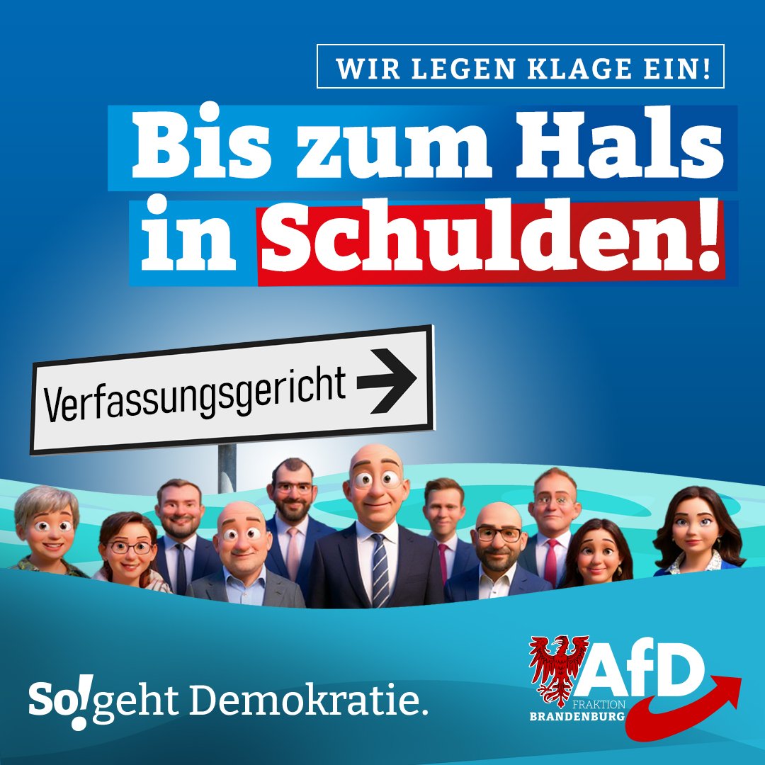 Die AfD-Landtagsfraktion hat beim Landesverfassungsgericht ein abstraktes Normenkontrollverfahren und parallel ein Eilverfahren eingeleitet. Das Eilverfahren verfolgt das Ziel, die einschlägigen Normen für den Haushalt 2025/26 vorläufig außer Kraft zu setzen.

Zum einen ist die
