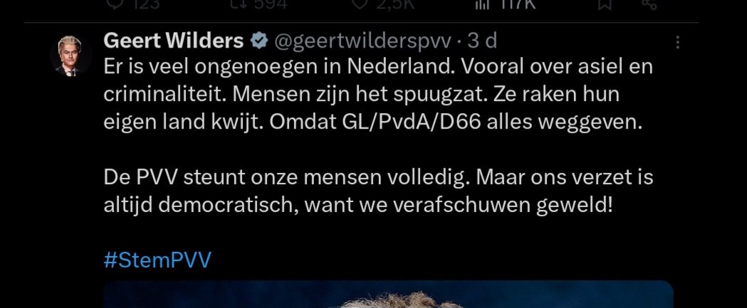 Waarom fatsoenlijke partijen niet met u op de poster willen staan? Dat zou totaal ongeloofwaardig zijn!