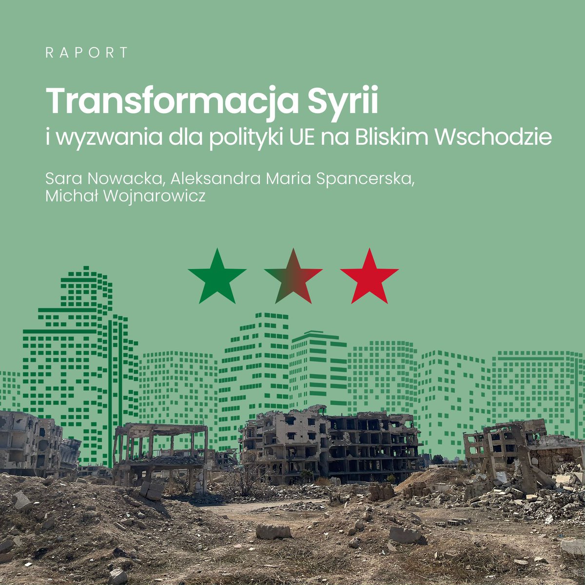 ❗️ JUŻ JEST! ➡️ raport #PISM poświęcony sytuacji Syrii po upadku reżimu Asada! A piszemy w nim o⬇️
🔹 aktualnej sytuacji społecznej, politycznej i gospodarczej Syrii;
🔹 najbliższych sąsiadach Syrii, analizując ich interesy i rolę, jaką chcieliby odegrać w regionie;
🔹