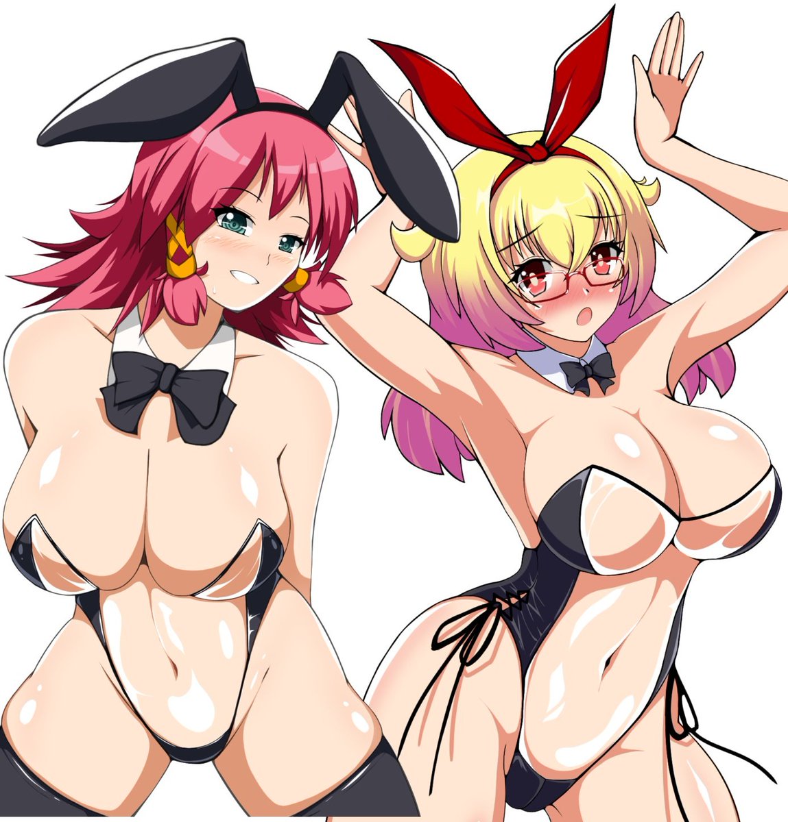 #バニーガール貼って元気づけてください 