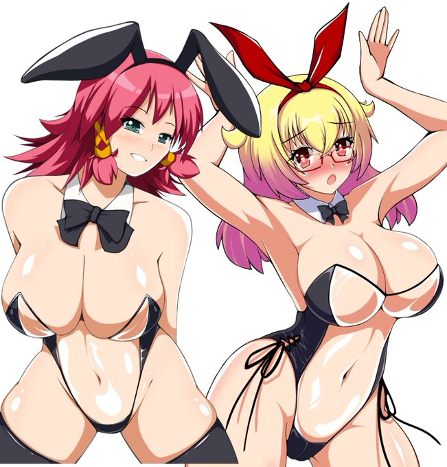 #バニーガール貼って元気づけてください 