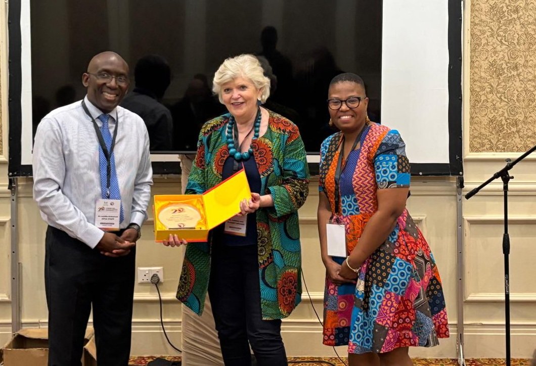 Delighted in my capacity as Chair of   <a href="/IrishHospice/">Irish Hospice Foundation</a> Foundation to accept this recognition for IHF funding of 2 pilot projects in Africa via <a href="/APCAssociation/">APCA</a> at conference in Botswana #APCA2025 <a href="/DrLuyirika/">Dr Emmanuel B.K Luyirika (personal account &views)</a> @