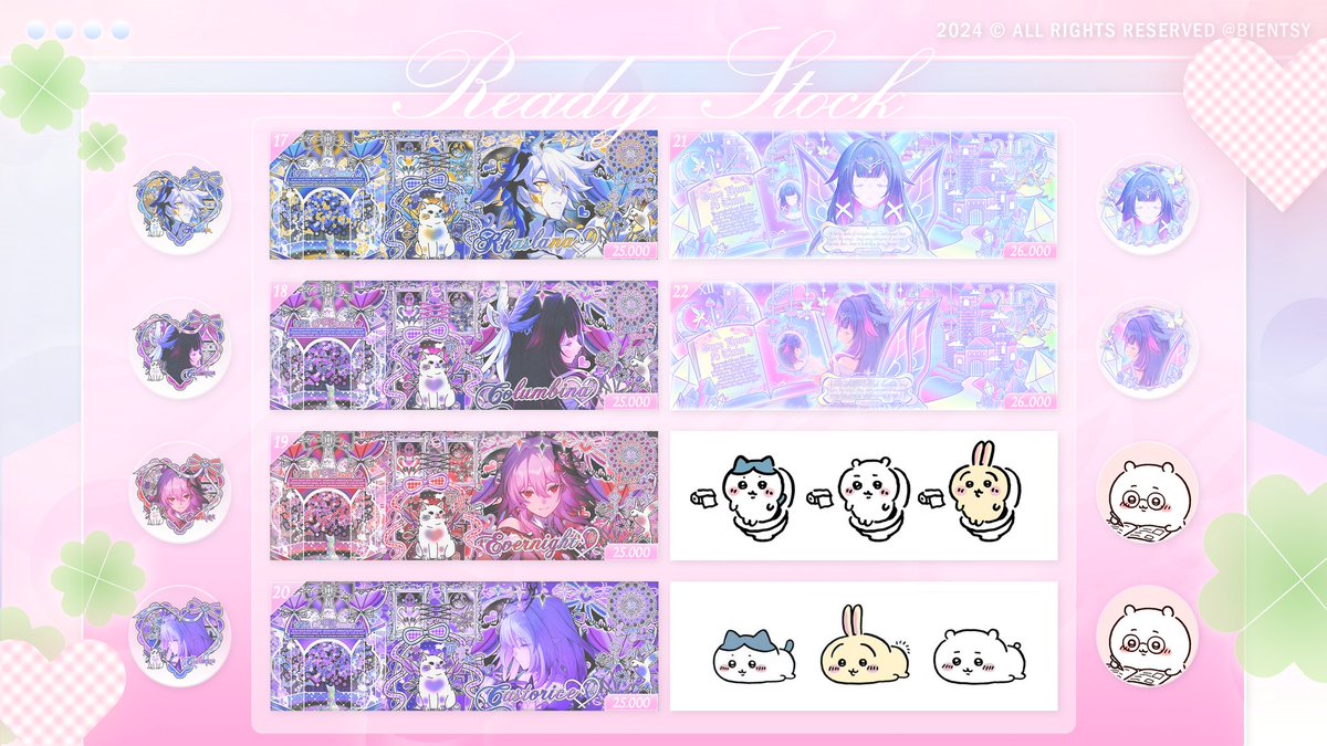 .🍀 ́˖ Help repost? Thankies ᝰ.ᐟ

. . . Helluu, Bien membawa 22 RS layout HSR, GI, etc. yang bisa mulai ditake jam ⏰ (( 19.20 WIB )) dengan fee book (+1K/leot) dan harga normal jam 23.00 WIB!

Prici &amp; kode tertera di pic, scroll down for more details!

t. #zonauang #zonajajan