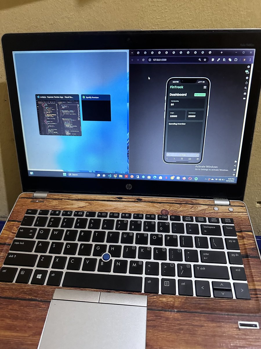 demola_olayode's tweet image. Build in public they say!😁

Currently working on an expense tracker web app that allows a user track their expenses for the month, it allows a user to input their budget, add daily expenses, delete and expense, I’ll be adding more features soon.😇

 Stack: HTML,CSS, JS,chart.js