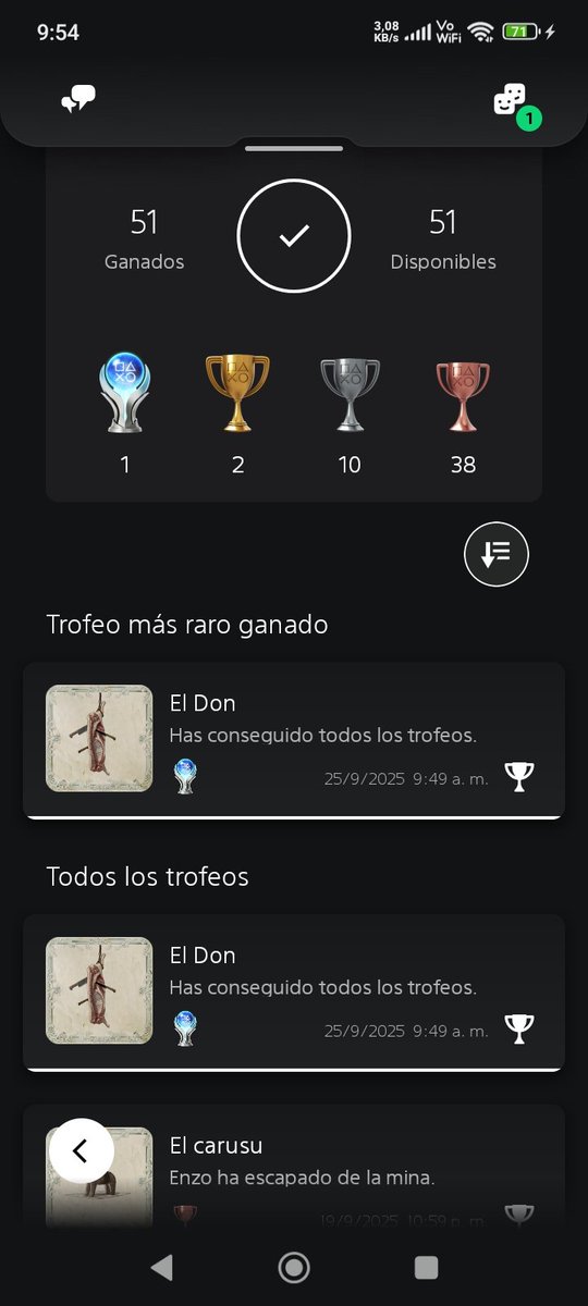 JabiCaNe's tweet image. Mi platino número 172 es #ElDon de #mafiatheoldcountry @PlayStationES