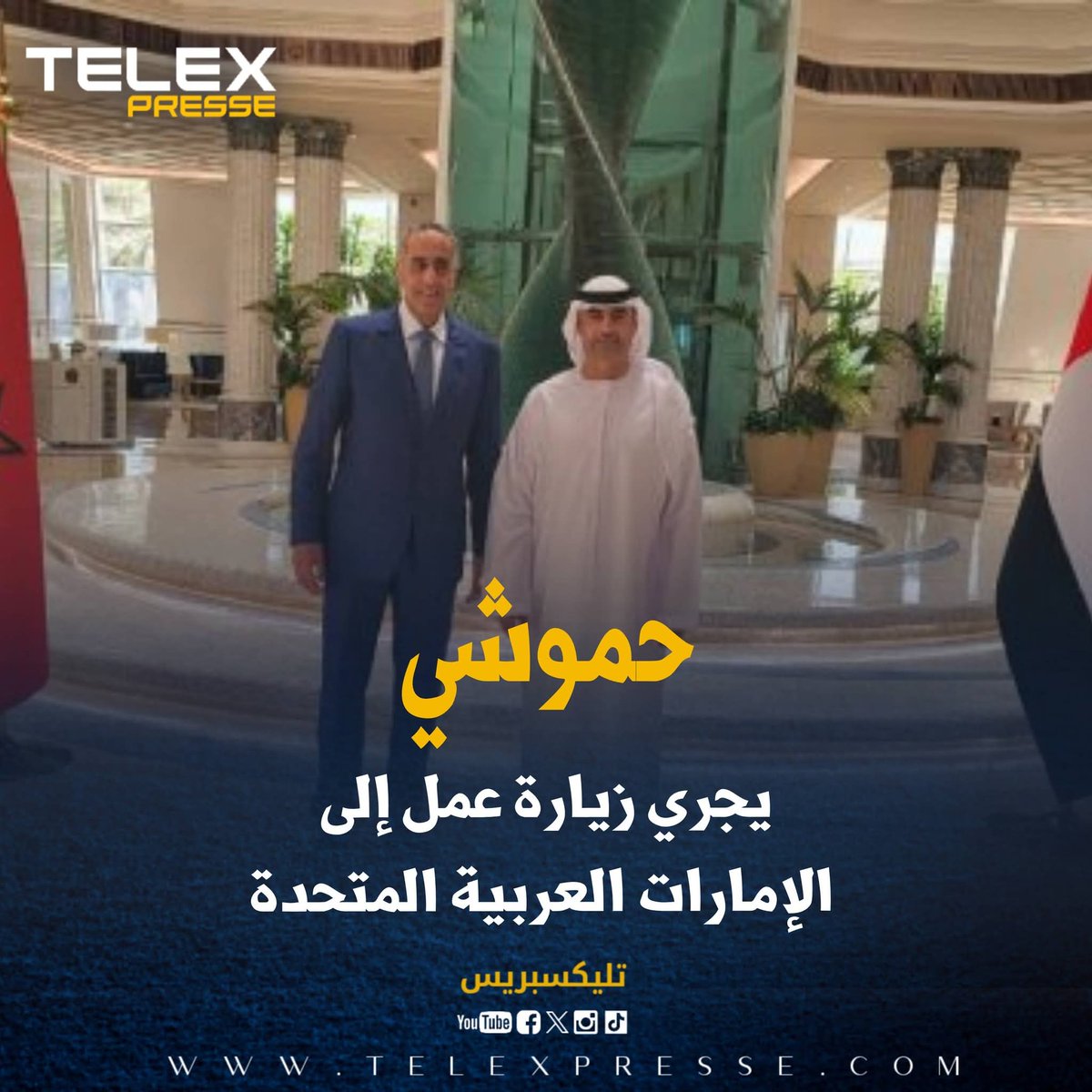 حموشي يجري زيارة عمل إلى الإمارات العربية المتحدة
telexpresse.com/425776.html