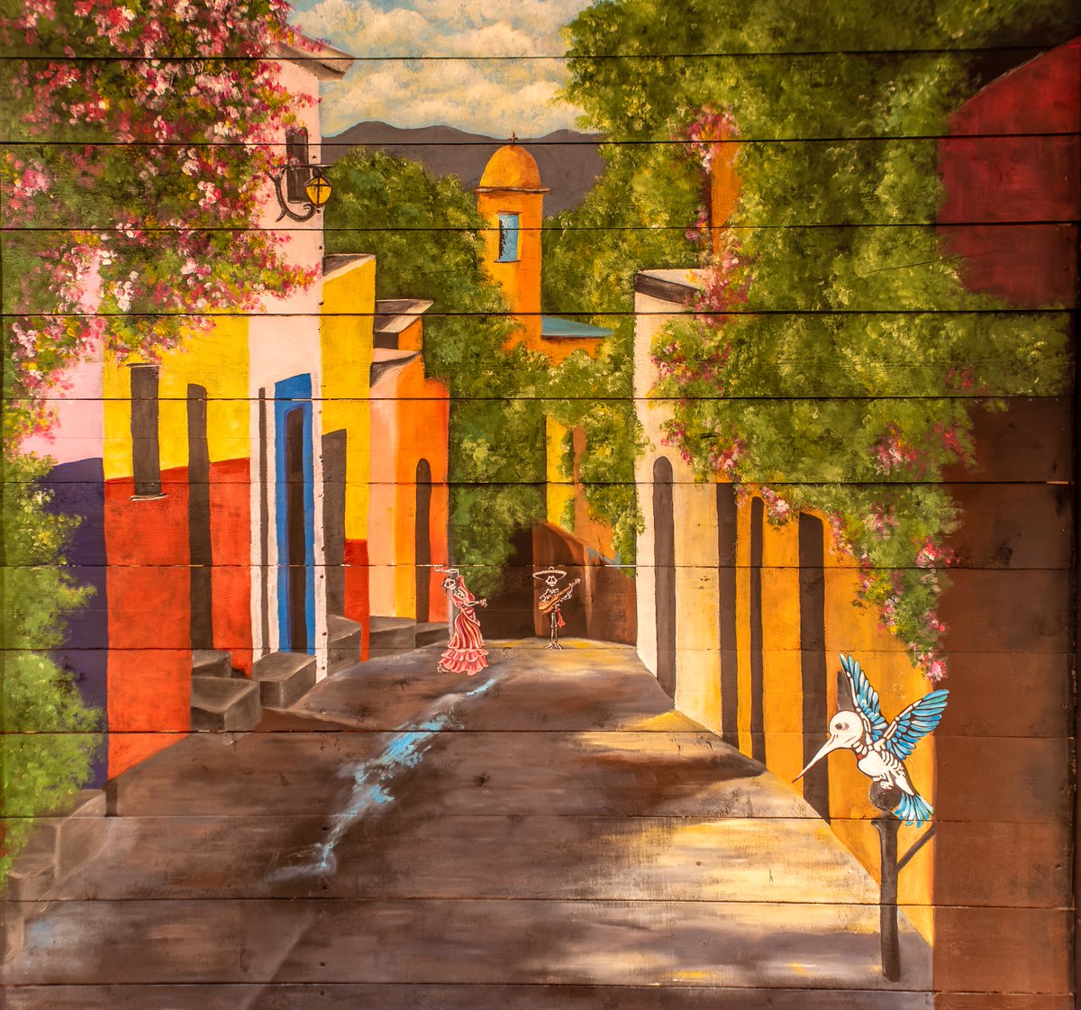 JamieLedwith's tweet image. Just a little restaurant artwork...