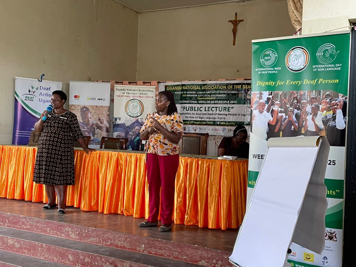 UNAD - Deaf people in Uganda tweet media