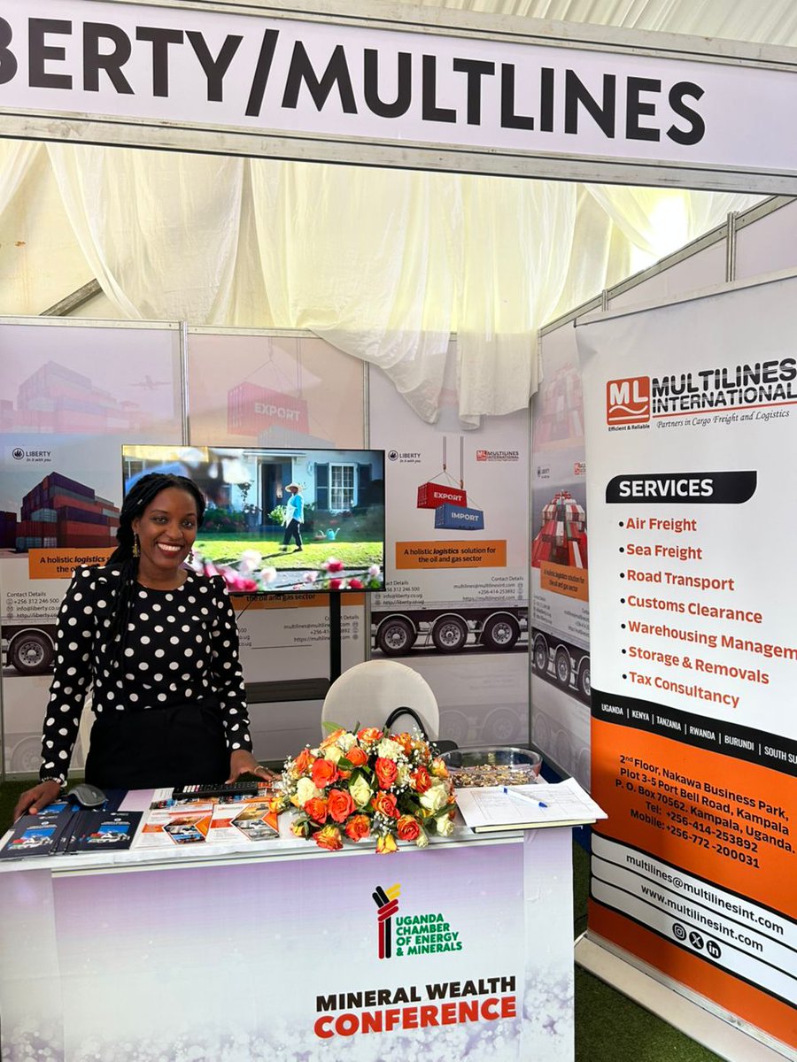 We're currently participating in the Mineral Wealth Conference, and we have a booth together with our partner <a href="/liberty_uganda/">Liberty Uganda</a>, that you can visit to learn more about how we deliver secure, seamless, and reliable services that support businesses in the mineral and extractives