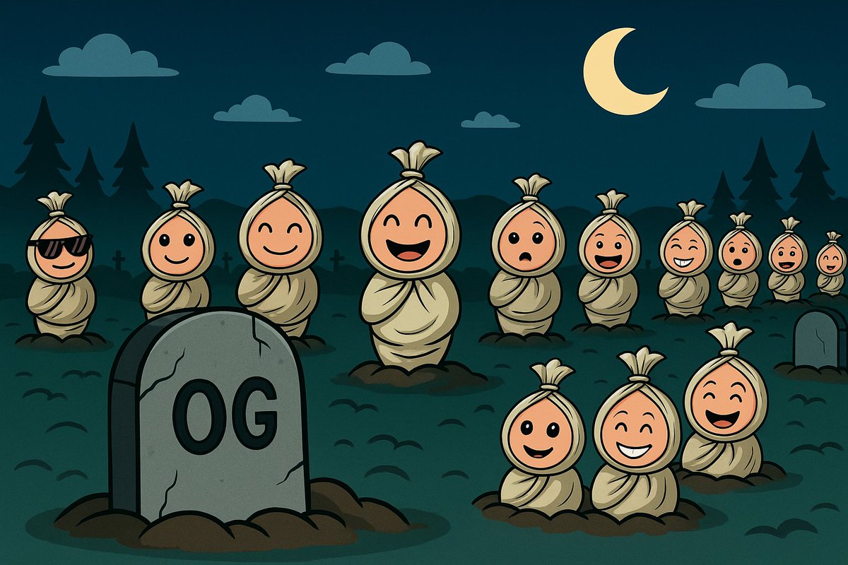 Pocinity's tweet photo. 30 souls have risen. They are the Genesis Holders.
The journey doesn’t stop here — next batches will open the gates to thousands more.
But remember… OG stays OG. 🪦
#POCINITY #WrappedSoulsUnited #LaunchMyNFT #AbstractChain #OpenSea