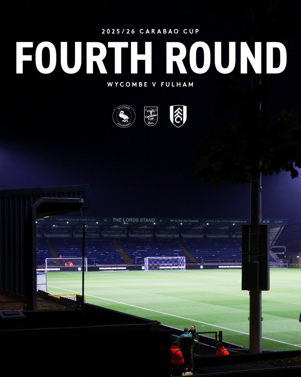 قرعة كأس كاراباو – الدور الرابع

سنواجه ويكومب واندررز خارج أرضنا في الجولة القادمة من البطولة. 🏆⚽️
#فولهام | #FFC