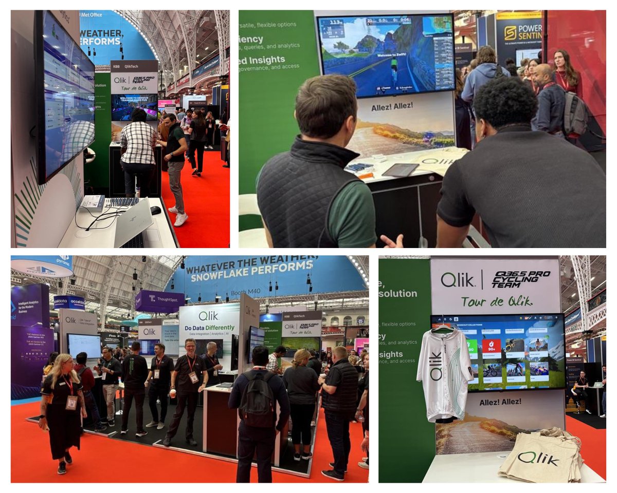 qlik's tweet image. Allez allez! @Qlik is at #BigDataLDN at Olympia this week. Find us at Stand K88 to put your data to the test and win prizes.
Don’t miss:
• 10:00 to 10:20 — Ted Orme at the Snowflake booth, Optimising Iceberg Tables for Peak Query Performance
• Thu 14:40 — Kyle Jourdan, Data &amp;amp;…