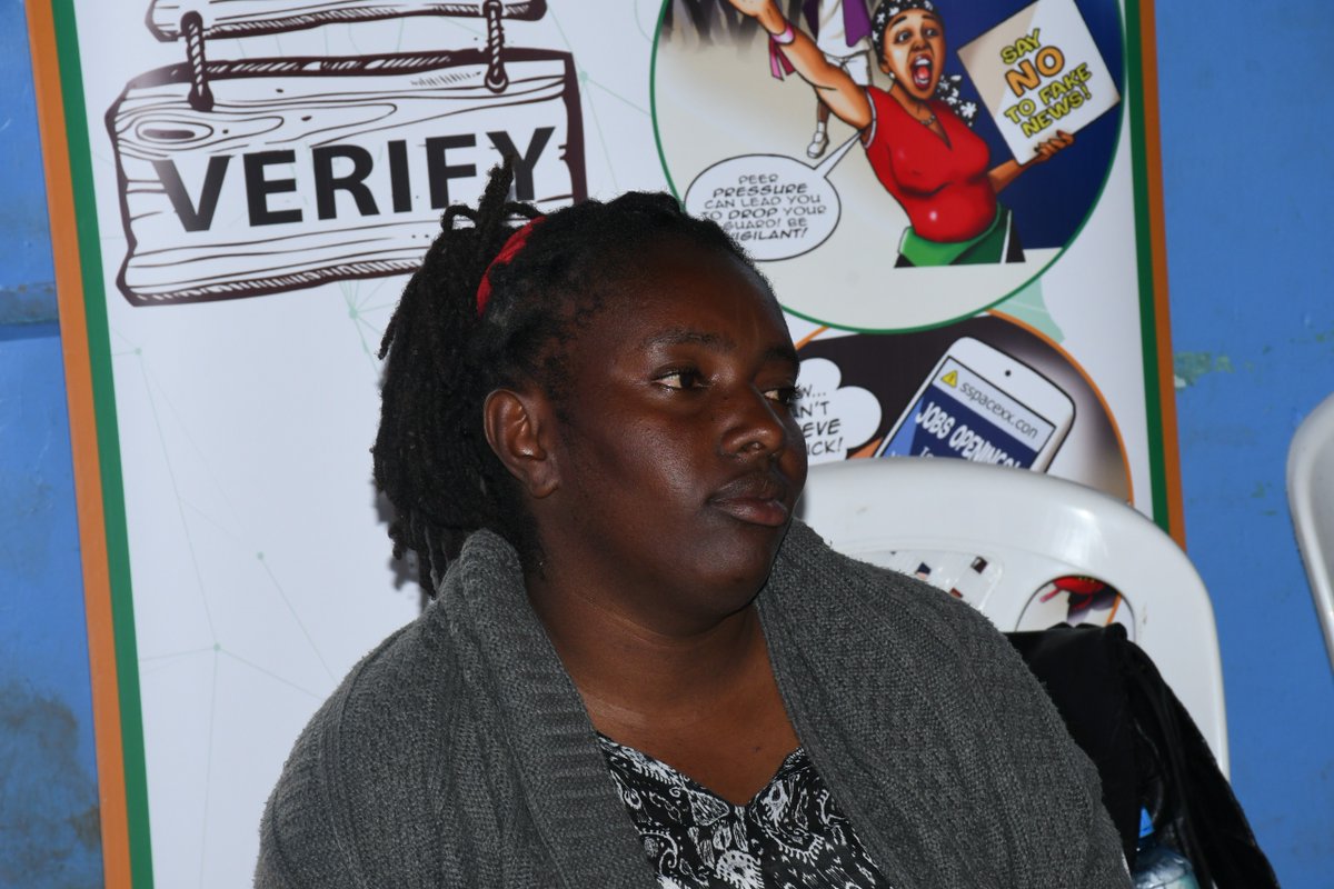 CRECOKenya's tweet photo. Jikaze Foundation CBO members in Langas, Eldoret are now equipped with skills and tools to combat mis/disinformation following a full-day training. The newly established Rapid Digital Alert Hub by CRECO Kenya will be the center of community-led advocacy for the truth. #CRAMKenya https://t.co/ddLKk8JvSf