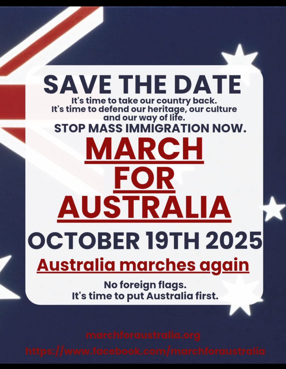 Lisa9Sophia's tweet image. Thank you Jacinta, well said. Mass immigration is destroying Australia 

Please march with us on October 19, and bring the Liberal Nationals