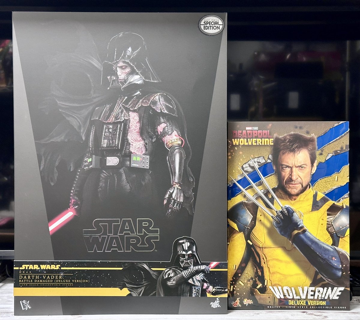 みんなだいすきダースベイダーとウルヴァリンが届きま箱でっか！