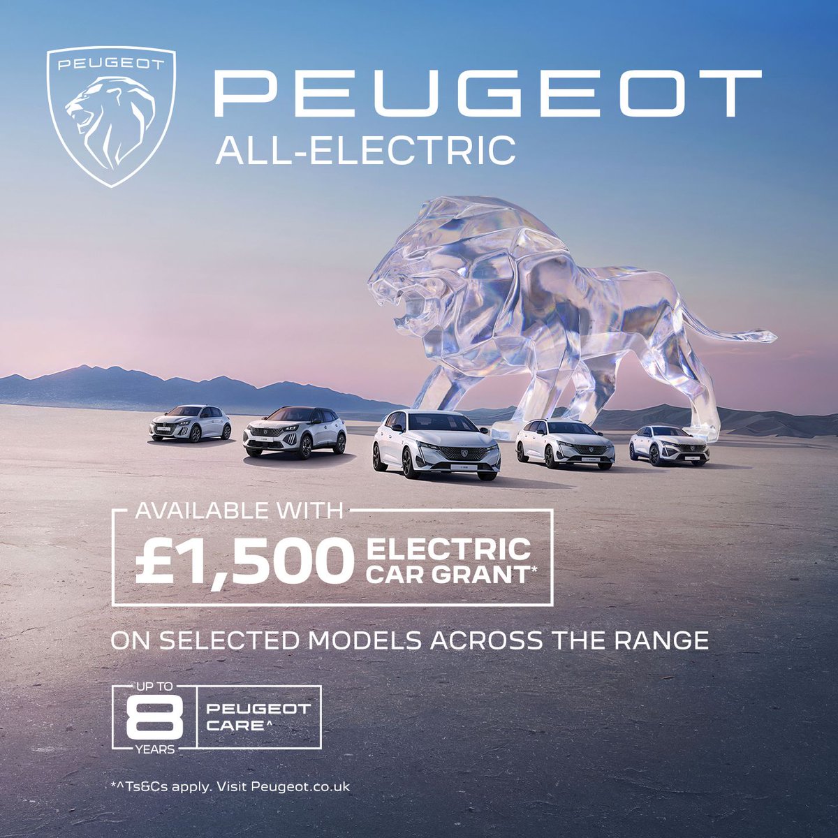 🔋 Save up to £1,500 on selected models with the Electric Car Grant 🔋

If you want to find out more, then head over to our website today: bit.ly/4kkhlkL

#GriffinMill #EV #EVGrant #PeugeotE208 #PeugeotE2008 #PeugeotE308 #PeugeotE308SW #PeugeotE408 #PeugeotERifter
