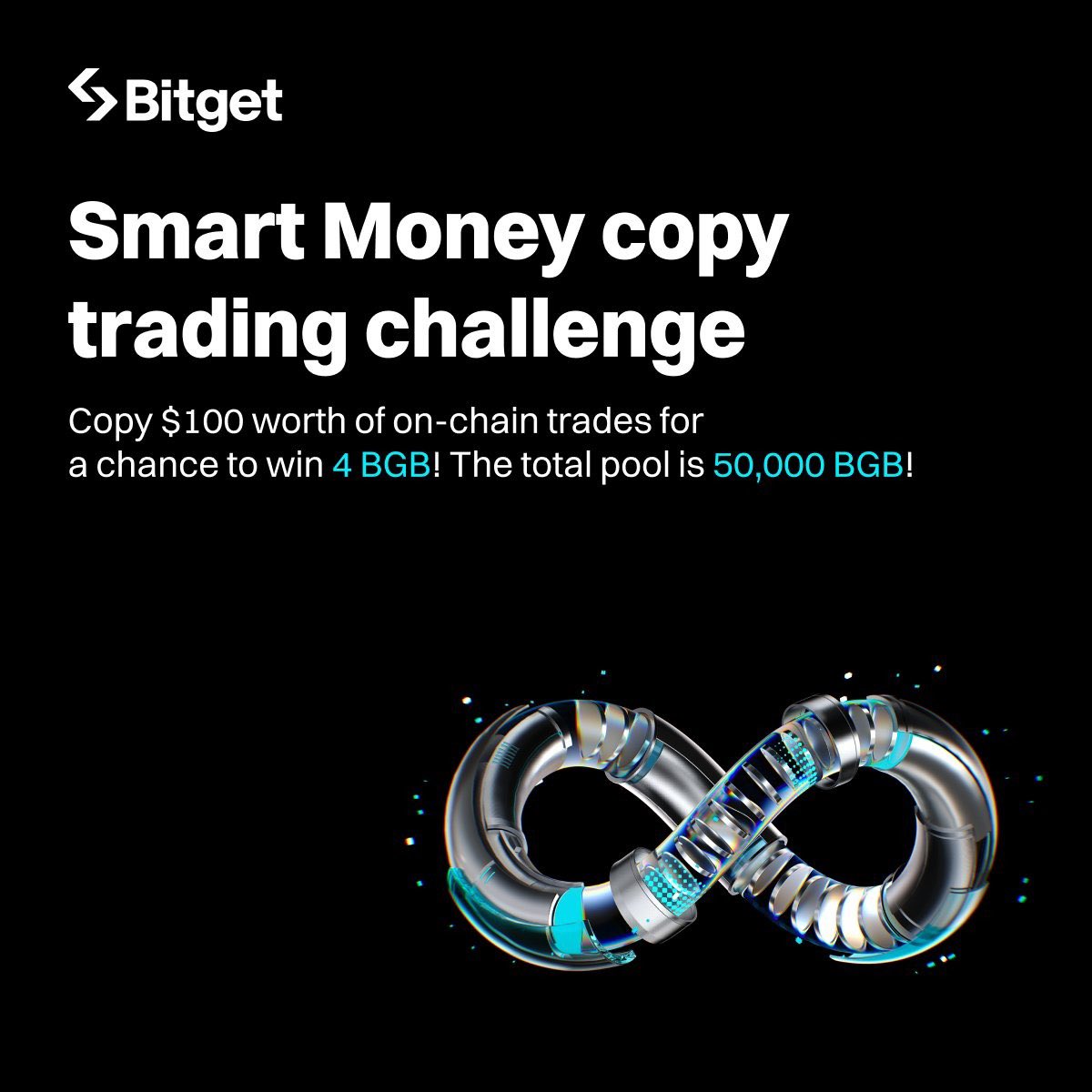 Sedeeq_Abdul's tweet image. 🎯 #Bitget Onchain Signals Copy Trading Contest is LIVE! 🥳

💸 Copy Trade $100+ on Onchain Signals = Win 4 BGB!
💰 Massive Total Prize Pool: 50,000 BGB

📌 How It Works:
If you’re new to #bitget, sign up: partner.bitget.ng/bg/DM7TEW

1️⃣ Register for the event