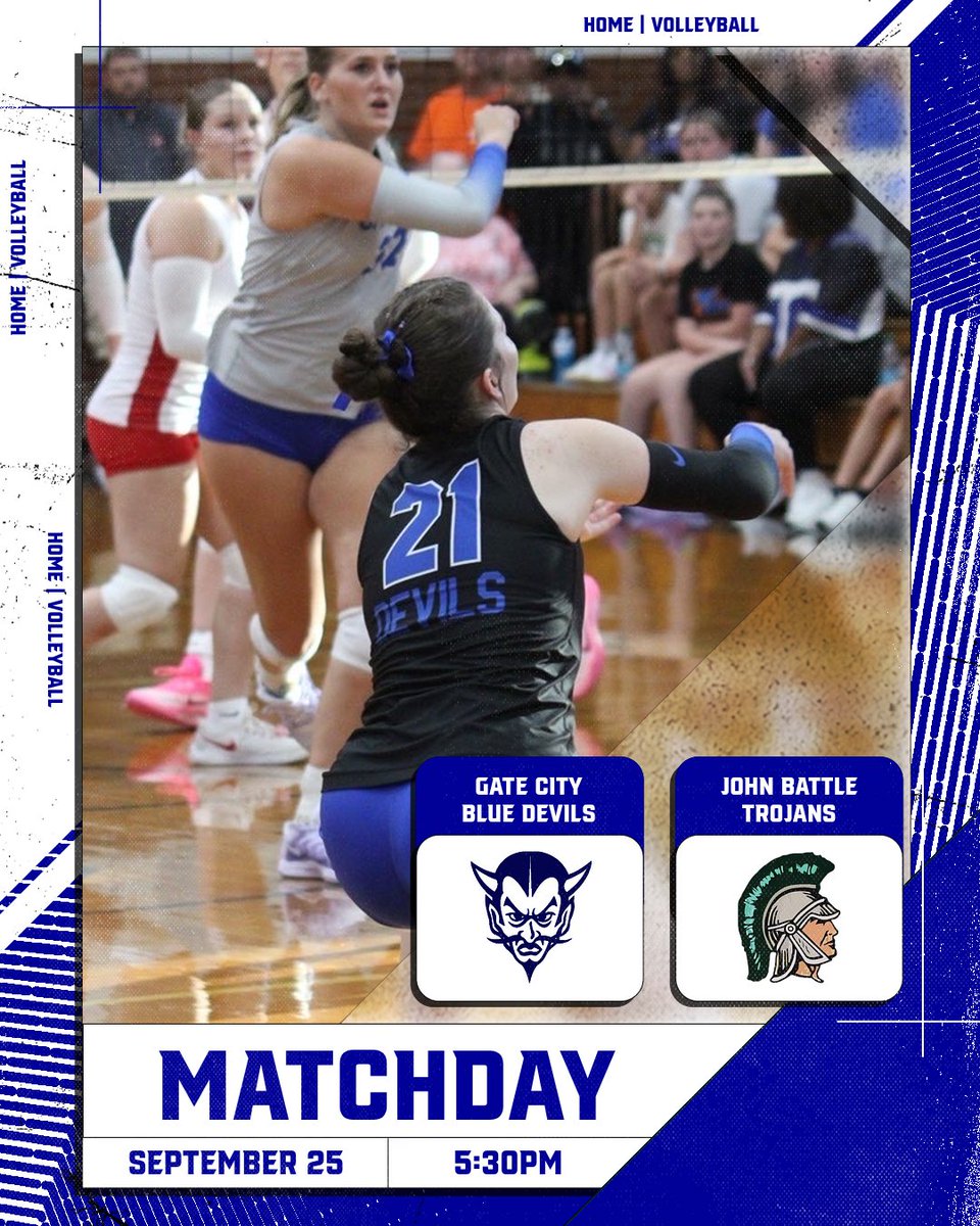 GCHSDevils's tweet image. It&apos;s Match Day for our Lady Devils! We host John Battle in a pivotal Mountain 7 matchup.

JV - 5:30 PM
V - 6:30 PM
#LDVB