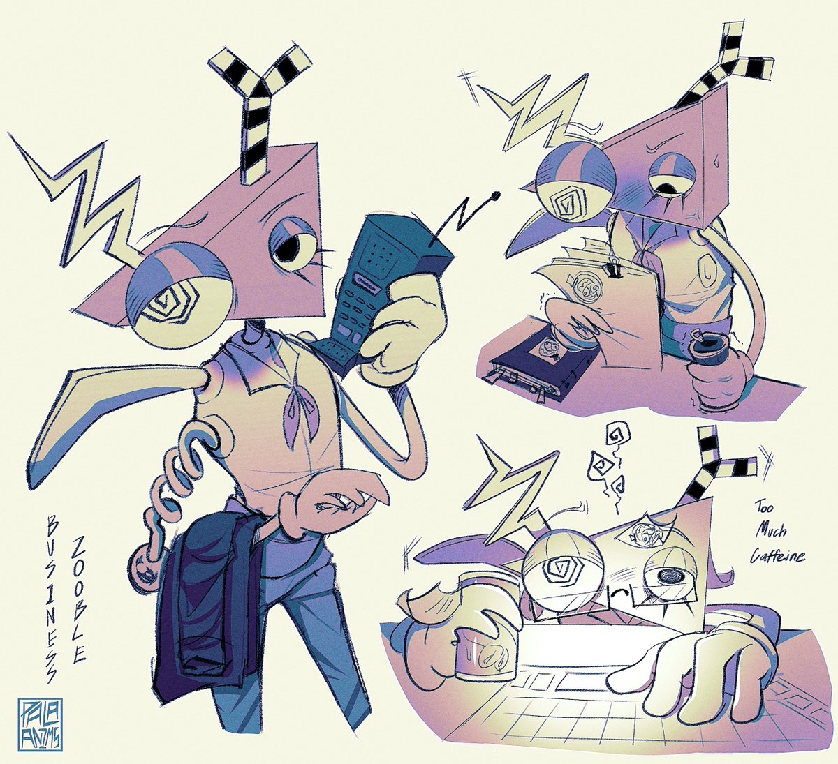 palaanims's tweet photo. Business Zooble 
by @/pushopian on Tumblr
#TADC #theamazingdigitalcircus #zooble https://t.co/Jn9wxPodi0