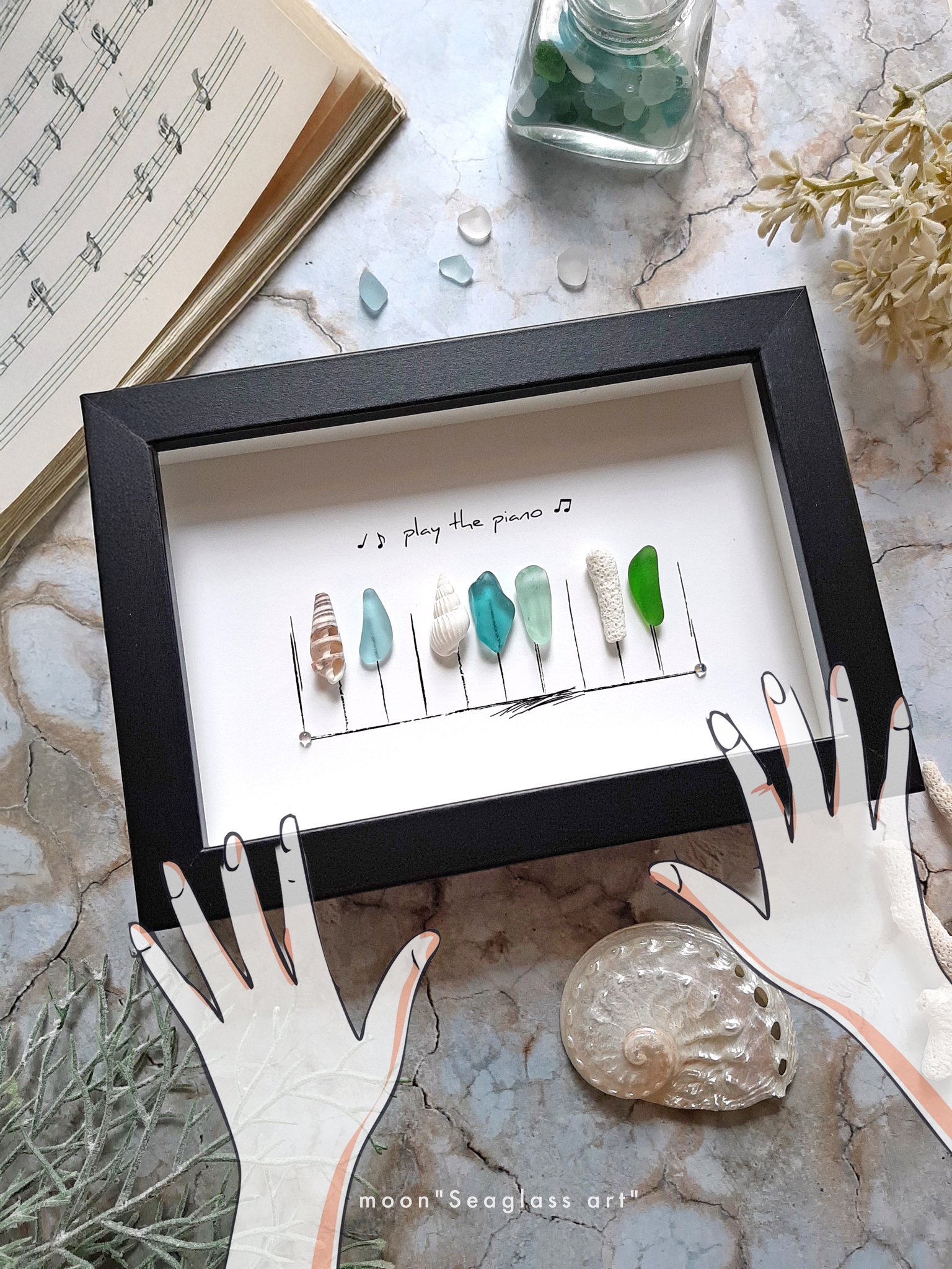 ムーン・シーグラスアート on X: 