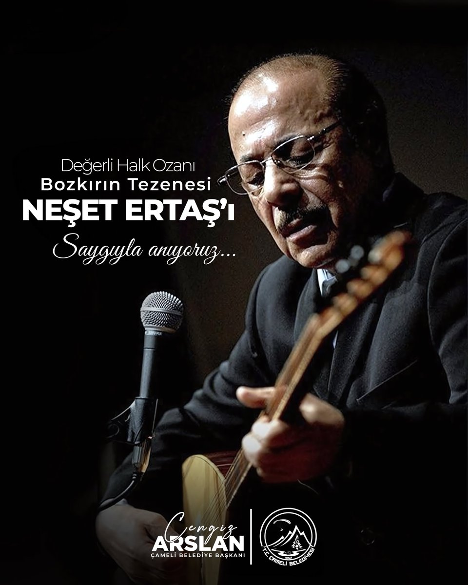 Değerli Halk Ozanı Bozkırın Tezenesi Neşet Ertaş'ı saygıyla anıyoruz... #NesetErtas