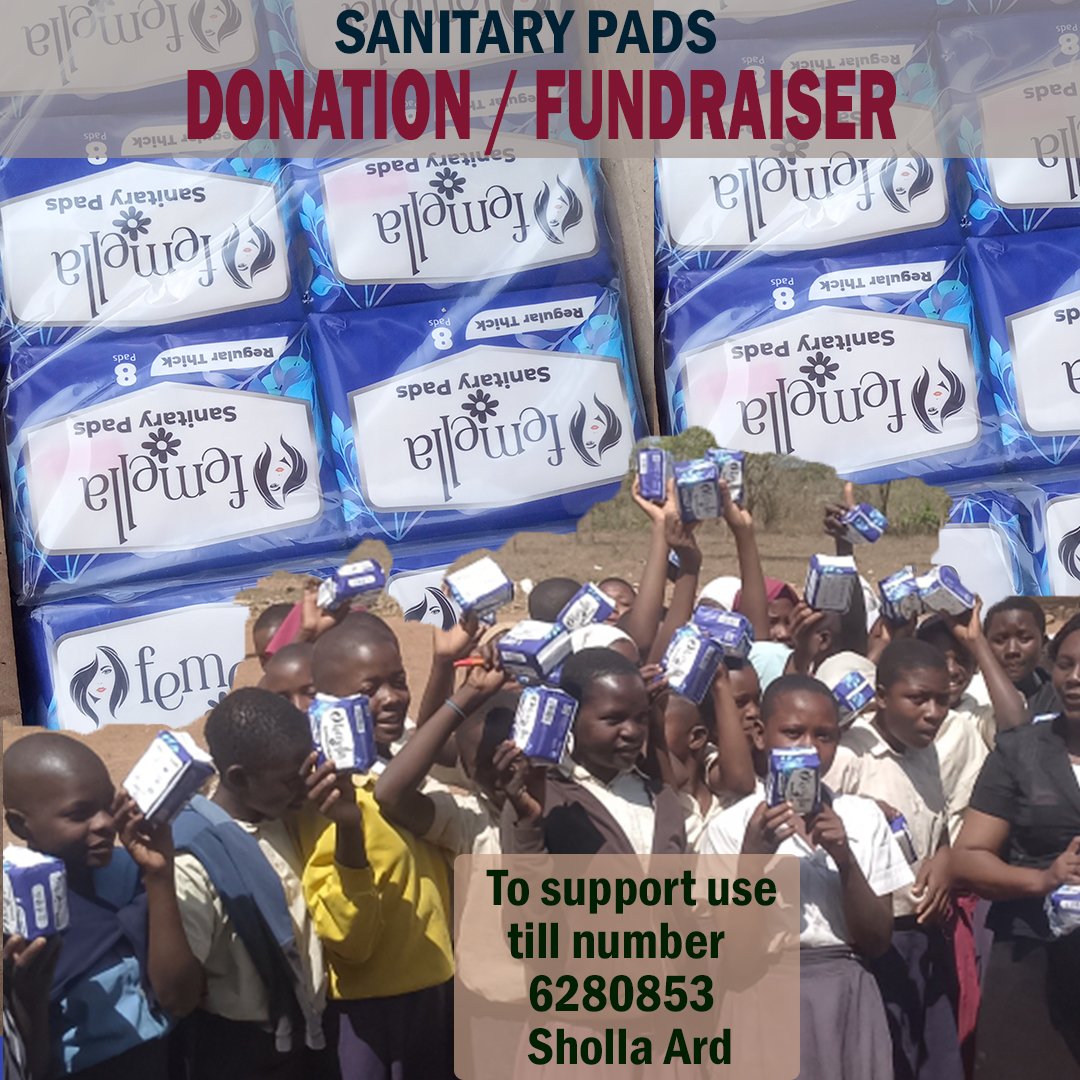 In the last 7 days alone, more than 20 schools have reached out, asking us to urgently deliver pads for their girls. 💔

Right now, we have less than 10,000 Ksh left, barely enough to cover even one school.

The stories we've heard of girls missing school, using rags, or worse,