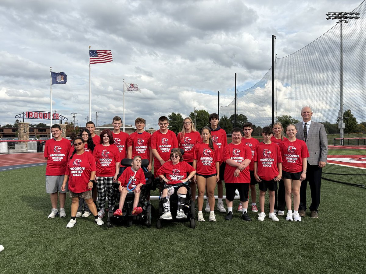 sports_unified's tweet image. Iroquois Unified Bocce is back in action! Say Hello to the 2025 Unified Red Hawks!