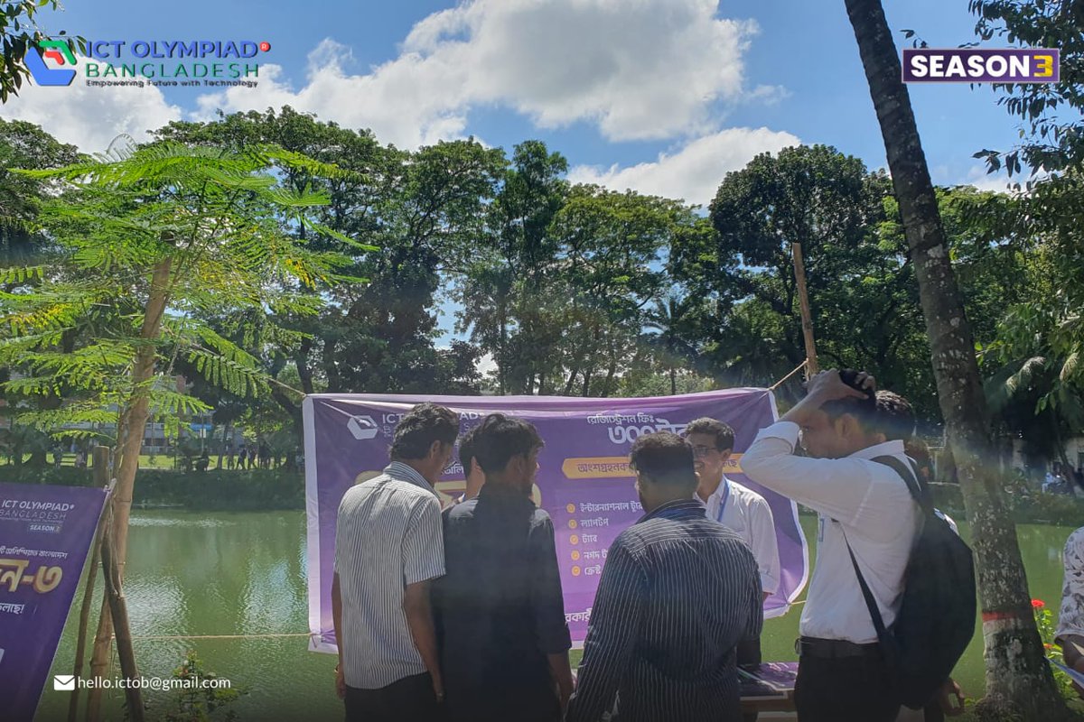 ictolympiadbd's tweet image. ICT Olympiad Bangladesh – সিজন ৩
Narsingdi Government College ক্যাম্পাস এ অফলাইন রেজিস্ট্রেশন বুথ এর তৃতীয় দিনের খন্ড চিত্র।

প্রযুক্তিপ্রেমী শিক্ষার্থীদের স্বপ্নকে বাস্তবে রূপ দিতে আমরা পৌঁছে গেছি আপনার ক্যাম্পাসে।