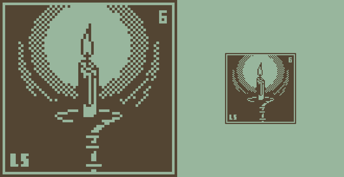 LoadingScreenTM's tweet photo. Apparently I was tired yesterday and forgot how to do a number "6", so I'm reuploading this... ๐
1 bit #dailypixel
๐ฏ Candle
64 x 64 px
#pixelart #pixelartist #pixeldaily #1bit https://t.co/m5o5DkKdxs