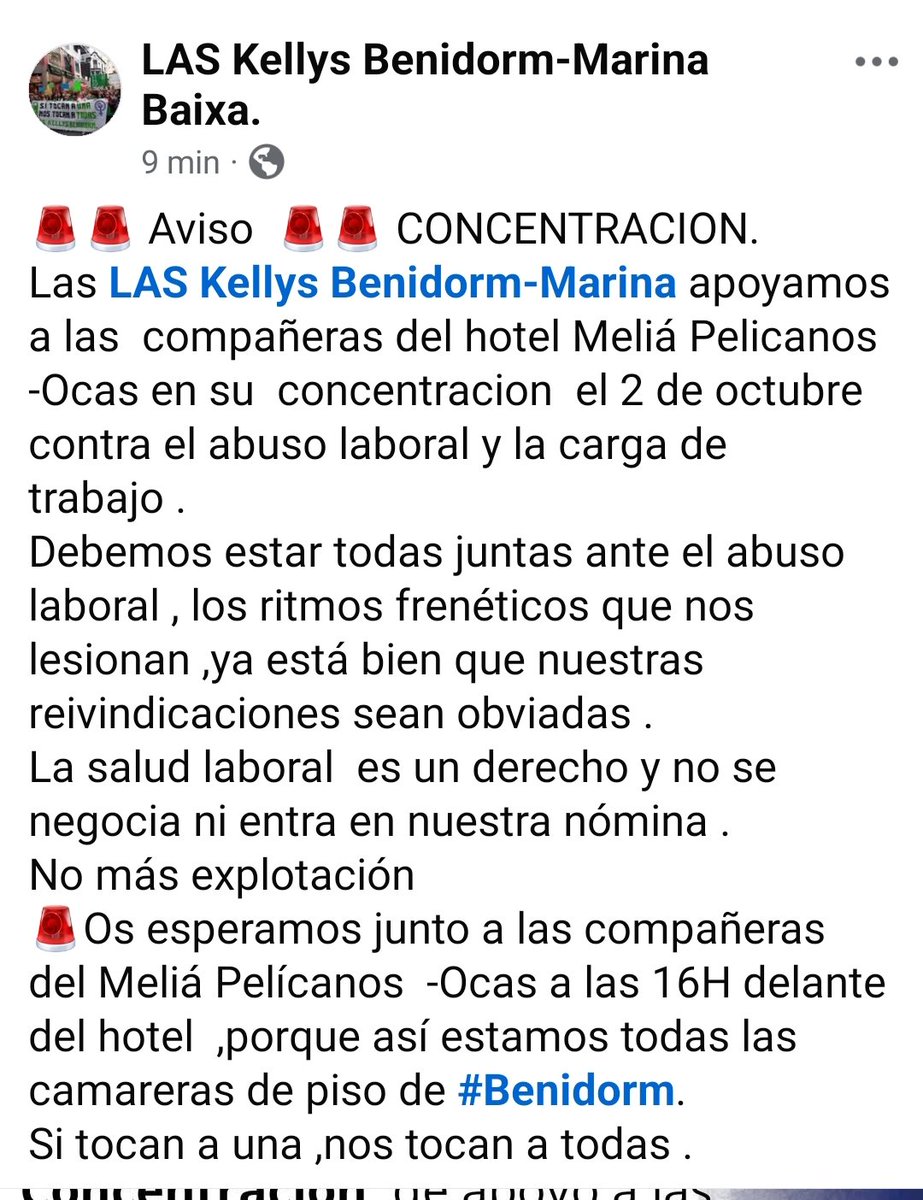 Las kellys Benidorm tweet media