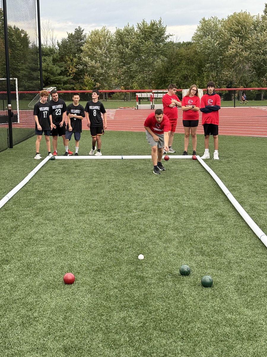 sports_unified's tweet image. A Big shout out to the Williamsville North Unified Bocce team who played in their first ever match against us and it was a great one! The key to the game was how much fun the athletes and partners had competing against each other. Go Unified!🏆