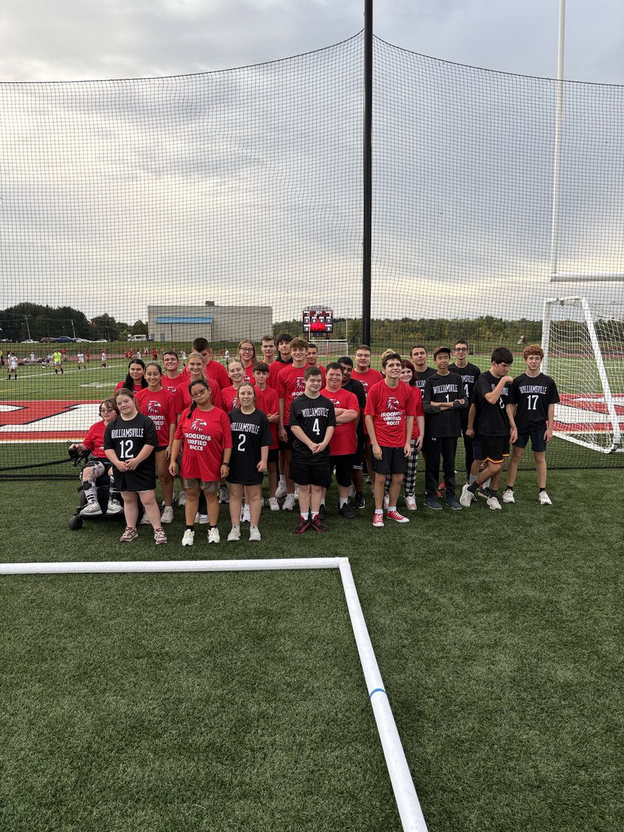 sports_unified's tweet image. A Big shout out to the Williamsville North Unified Bocce team who played in their first ever match against us and it was a great one! The key to the game was how much fun the athletes and partners had competing against each other. Go Unified!🏆