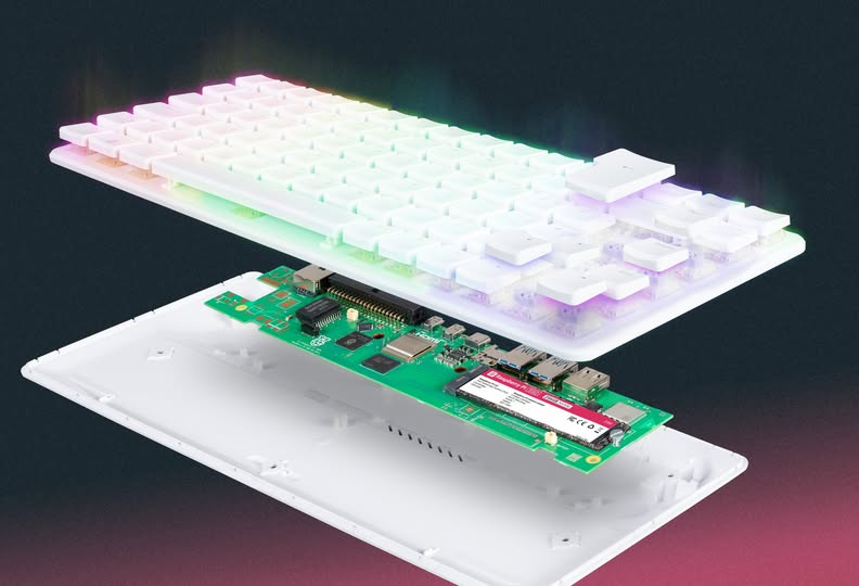 ZzedRaspberryIt's tweet image. il nuovo computer Raspberry Pi con tastiera integrata è arrivato! con SSD NVMe e 16GB di RAM! Raspberry Pi 500+ ! leggi tutto su #RaspberryItaly raspberryitaly.com/raspberry-pi-5…