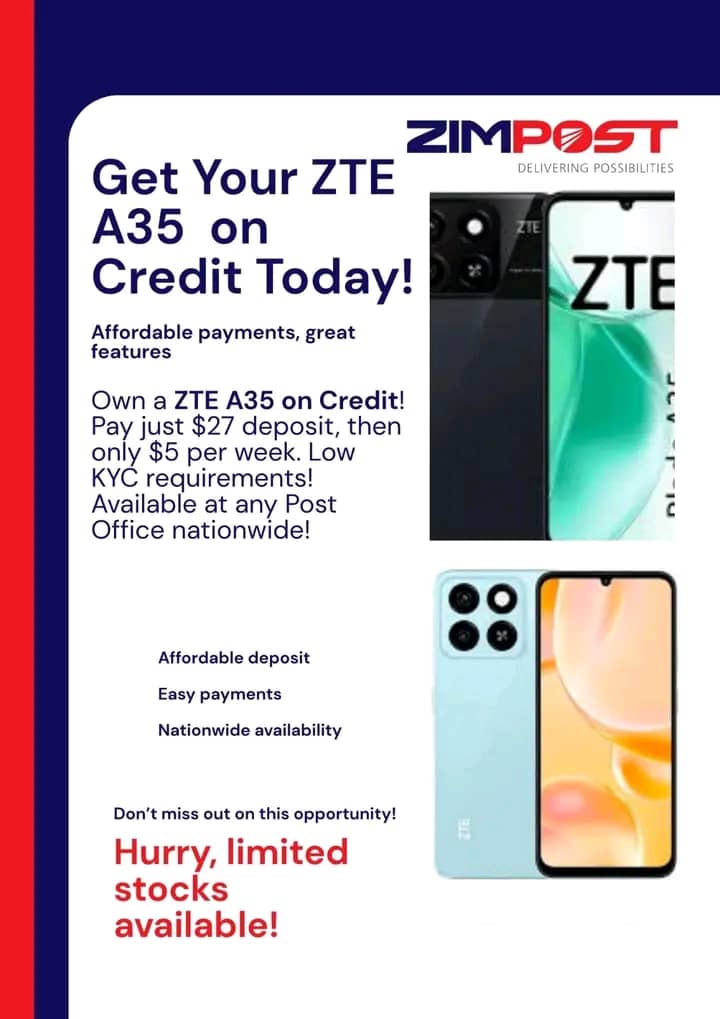 Zimposts's tweet image. Get your hands on ZTE and Nubia smartphones today — and pay in easy monthly installments! 💸📦
✔️ No stress
✔️ Just convenience, the Zimpost way!
Visit your nearest post office and apply now!
#ZimpostPhones #PayLater #SmartChoice #TechOnCredit #ZTE #Nubia #zimpostlifestyle