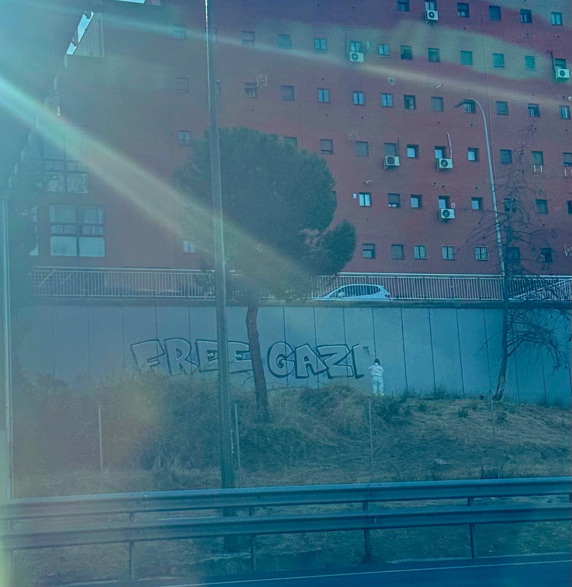 La eficiencia para quitar grafitis de <a href="/MADRID/">Ayuntamiento Madrid</a> es increíble. Ya que estáis, hay uno en la puerta de mi casa desde hace 4 años, lo que pasa es que no pone #FreeGaza