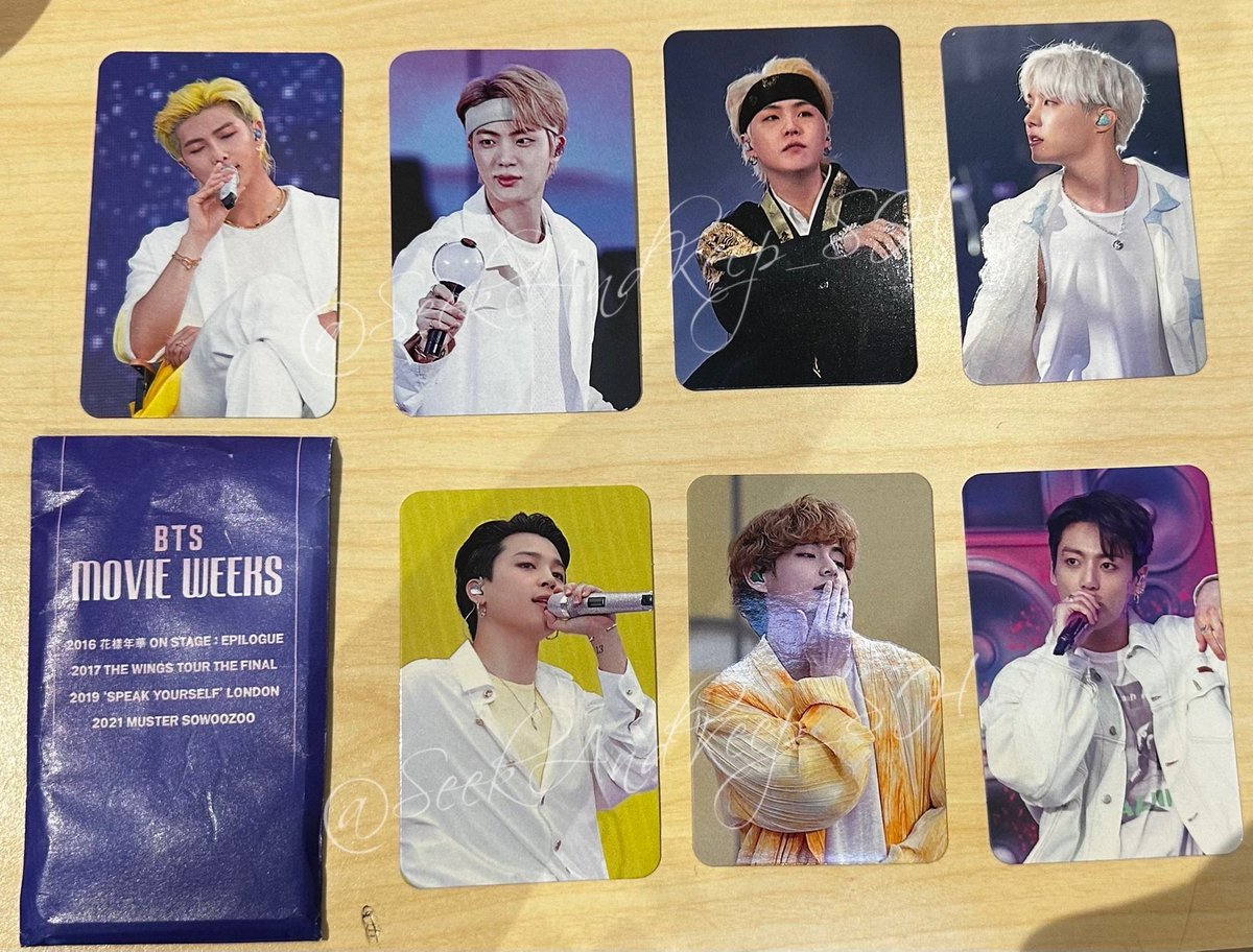 BTS MOVIE WEEKS 🇵🇭 Ayala Malls Cinema POB 💜 (OT7 photocard set)