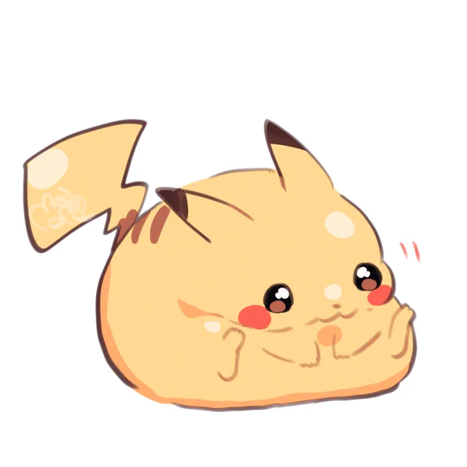 ピカチュウのでんぐり返し